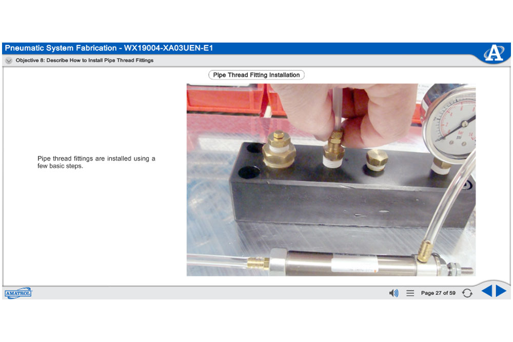 Allegheny Educational Systems Amatrol Industrial Technology Maintenance Training screen shot