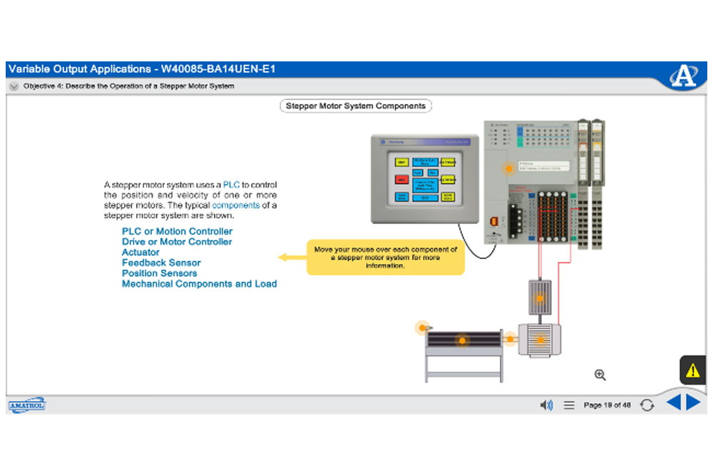 Allegheny Educational Systems Amatrol Industrial Technology Maintenance Training screen shot