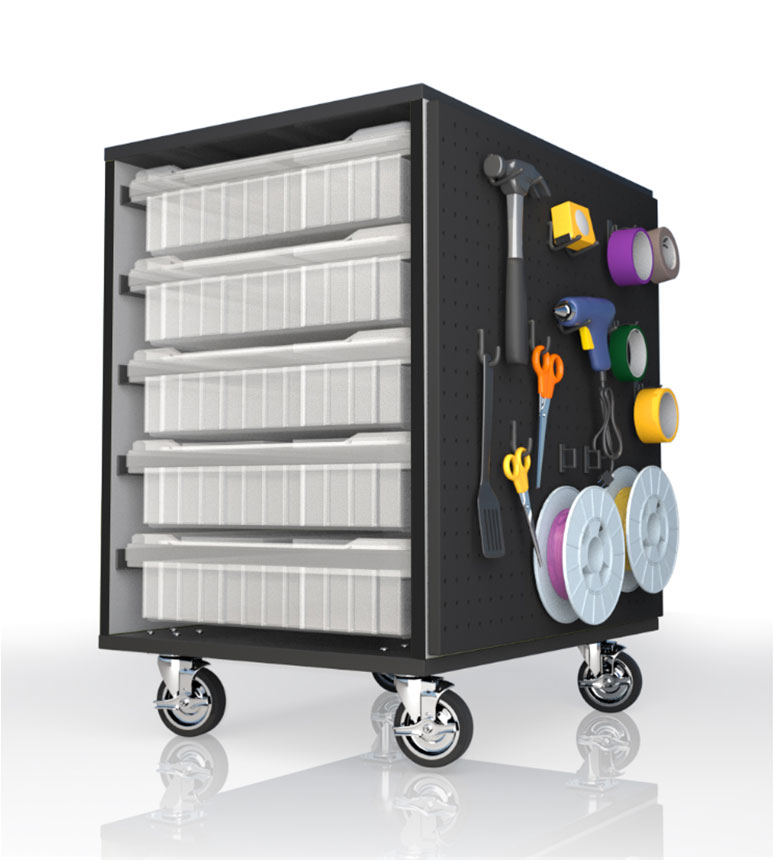 Allegheny Educational Systems CEF Stewart Storage Cart