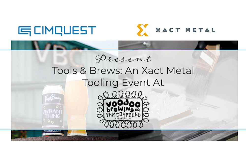 Allegheny Educational Systems Tools and Brews: An Xact Metal Tooling Event at VooDoo Brewing banner