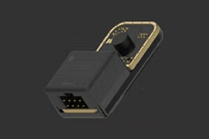 Allegheny Educational Systems NeuroMaker Sound Sensor pictured on a black background